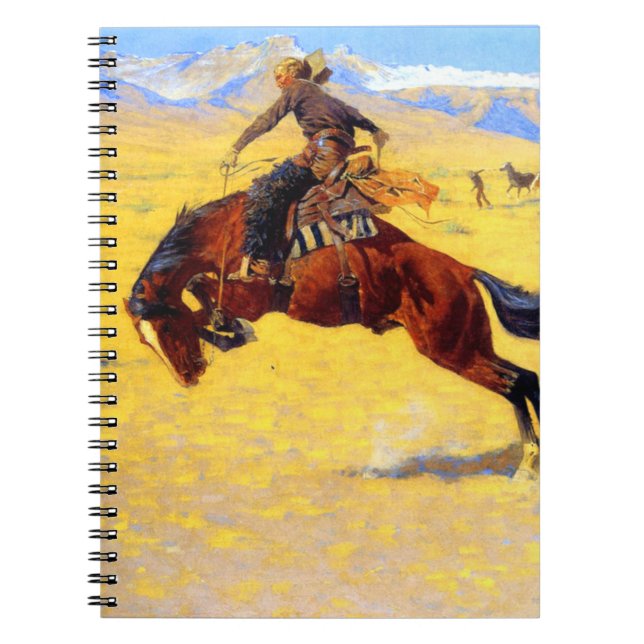 Remington Old West Horse and Cowboy Notebook (Front)