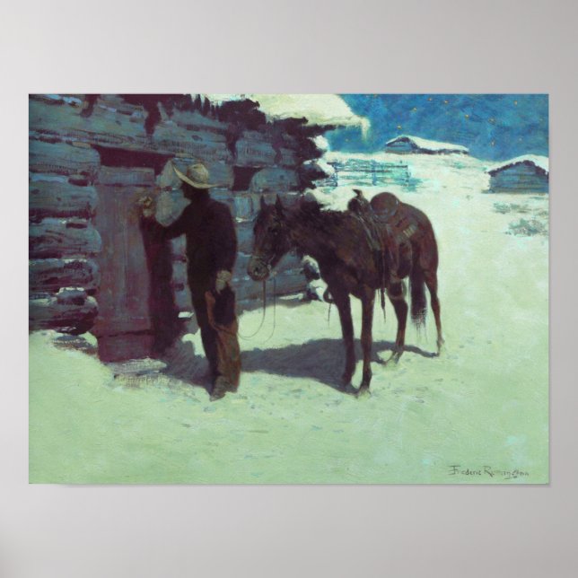 Remington The Belated Traveller Poster (Front)