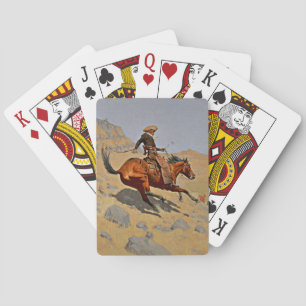 Remington, The Cowboy Playing Cards