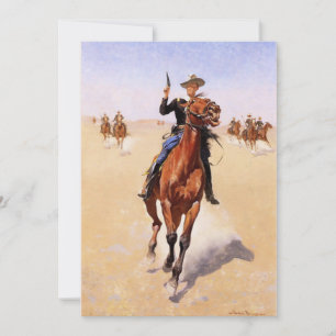 Remington - The Trooper, popular fine art Holiday Card
