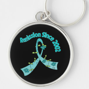 Remission Since 2002 Ovarian Cancer Key Ring