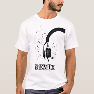 "Remix Rhythms" Abstract Hip Hop Graphic Tee