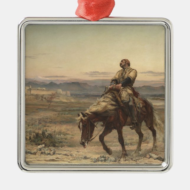 Remnants of an Army (by Elizabeth Thompson) Metal Ornament (Front)