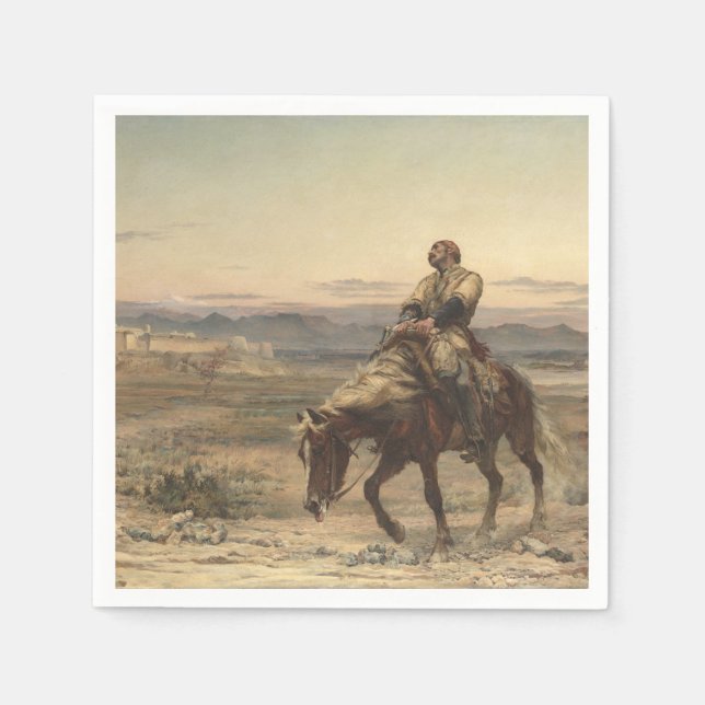 Remnants of an Army (by Elizabeth Thompson) Napkin (Front)