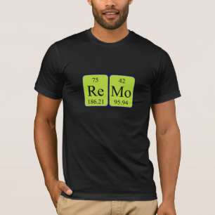 Remo periodic table name shirt