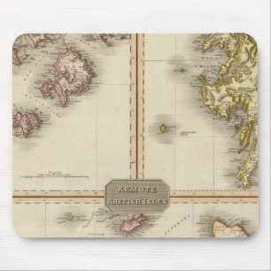 Remote British Isles Jersey and Guernsey Mouse Pad