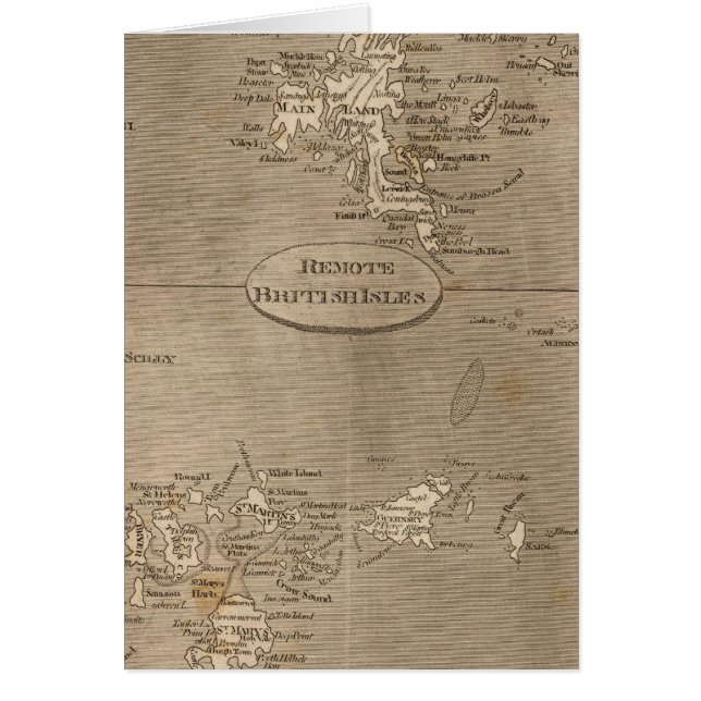 Remote British Isles Map by Arrowsmith (Front)