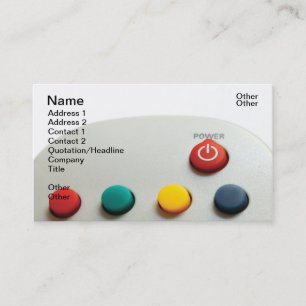 Remote control business card