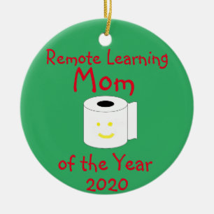 Remote Learning Mum of the Year Ceramic Ornament