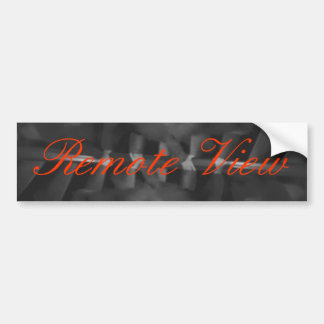 Remote View  bumper sticker