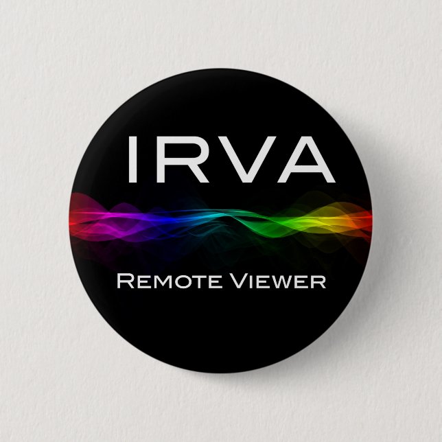 Remote Viewing 6 Cm Round Badge (Front)
