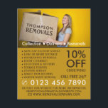 Removal Box, Removal Company Advertising Flyer<br><div class="desc">Removal Box,  Removal Company Advertising Flyer by The Business Card Store.</div>