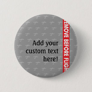 Remove Before Flight - Avaiation 6 Cm Round Badge