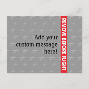 Remove Before Flight - Avaiation Postcard