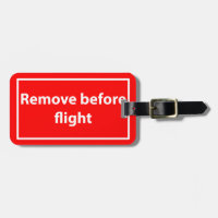 Remove before flight