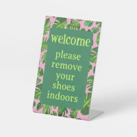 Remove Shoes Tropical Watercolor Vacation Rental