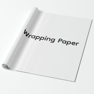 Remove This Text & Add Your Own Design 29" x 48" Wrapping Paper