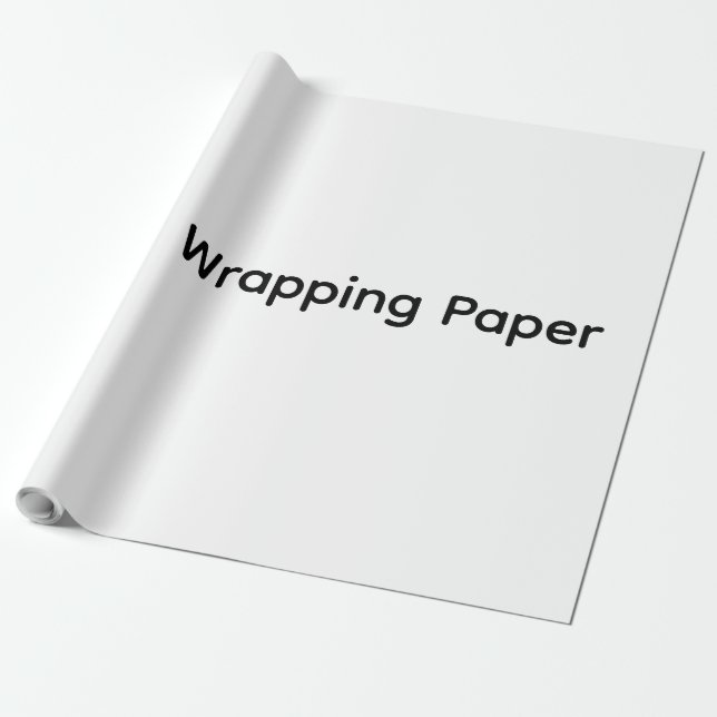 Remove This Text & Add Your Own Design 29" x 720" Wrapping Paper (Unrolled)