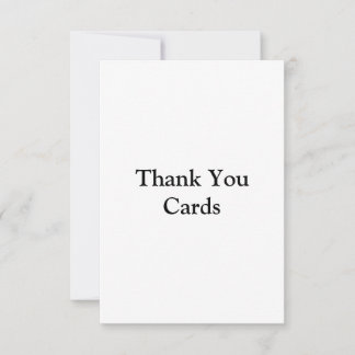 Remove This Text & Add Your Own Design 3.5" x 5" Thank You Card