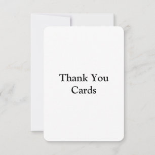 Remove This Text & Add Your Own Design 3.5" x 5" Thank You Card