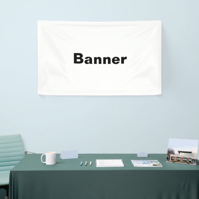 Remove This Text & Add Your Own Design 3' x 5' Banner (Tradeshow)