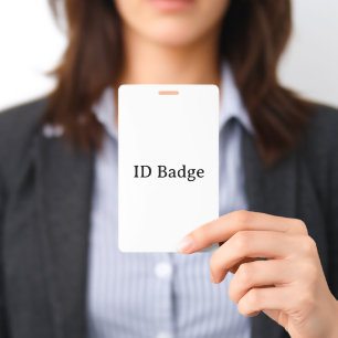 Remove This Text & Add Your Own Design 3" x 5" ID Badge