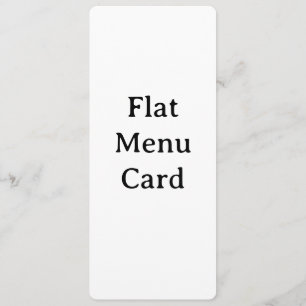 Remove This Text & Add Your Own Design 4" x 9.25" Menu
