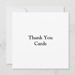 Remove This Text & Add Your Own Design 5.25"x5.25" Thank You Card
