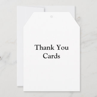 Remove This Text & Add Your Own Design 5"x7" Flat Thank You Card