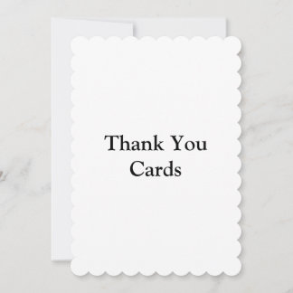 Remove This Text & Add Your Own Design 5"x7" Flat Thank You Card