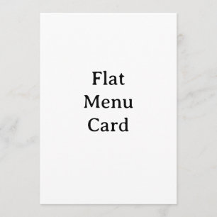 Remove This Text & Add Your Own Design 5" x 7" Menu