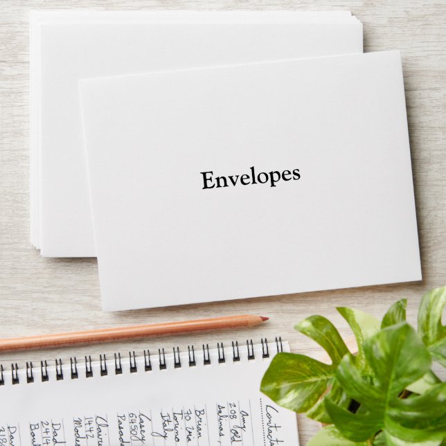 Remove This Text & Add Your Own Design 7" x 9"  Envelope (Stacked)