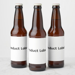 Remove This Text & Add Your Own Design Beer Bottle Label