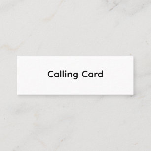Remove This Text & Add Your Own Design Calling Card