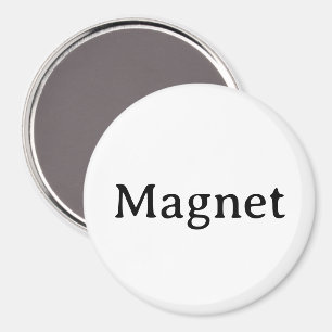 Remove This Text & Add Your Own Design Circle Magnet