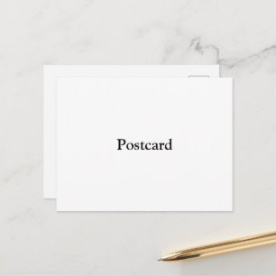 Remove This Text & Add Your Own Design Holiday Postcard