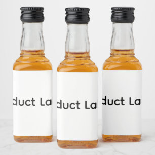Remove This Text & Add Your Own Design Liquor Bottle Label