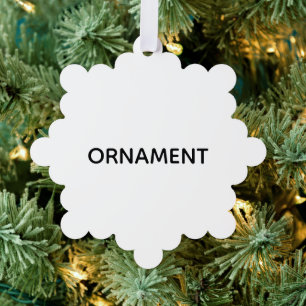 Remove This Text & Add Your Own Design Tree Decoration Card