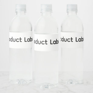 Remove This Text & Add Your Own Design Water Bottle Label
