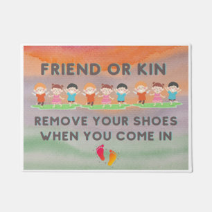 Remove your Shoes!  Doormat