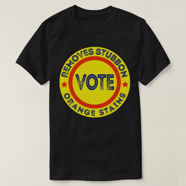 Removes Stubborn Orange Stains T-Shirt (Design Front)