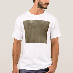 Remuneration Receipt, 17th December, 1704 T-Shirt