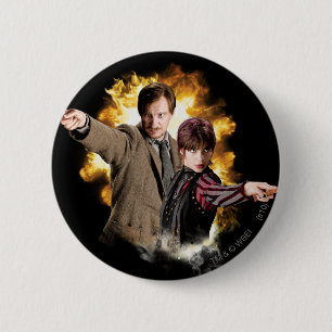 Remus Lupin and Nymphadora Tonks-Lupin 6 Cm Round Badge