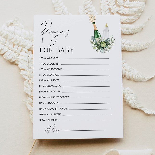 REMY Prayers For Baby Shower Advice Card (Creator Uploaded)
