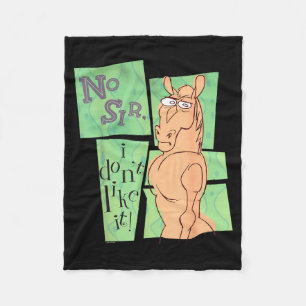Ren &amp; Stimpy No Sir I Don’t Like It  Fleece Blanket