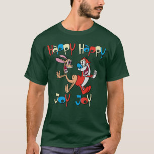 Ren and Stimpy Happy Happy Joy Joy Dance family T-Shirt