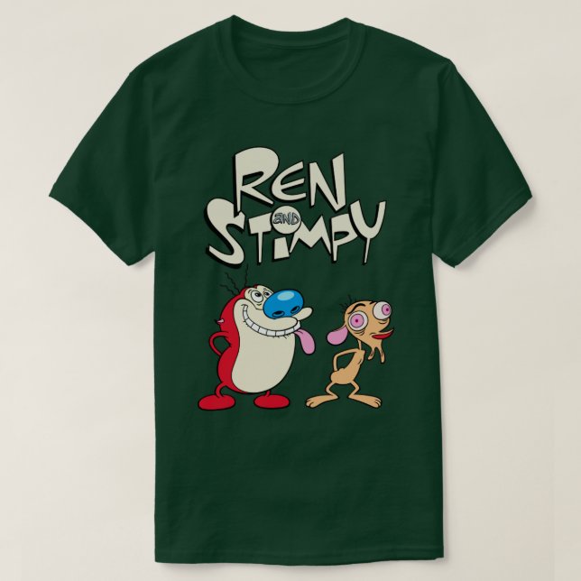 REN and STIMPY T-Shirt (Design Front)