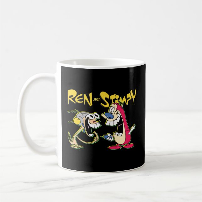 Ren Stimpy Happy Helmet Coffee Mug (Left)
