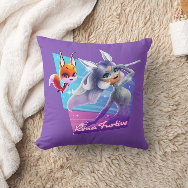 Rena Furtive Graphic Cushion (Blanket)