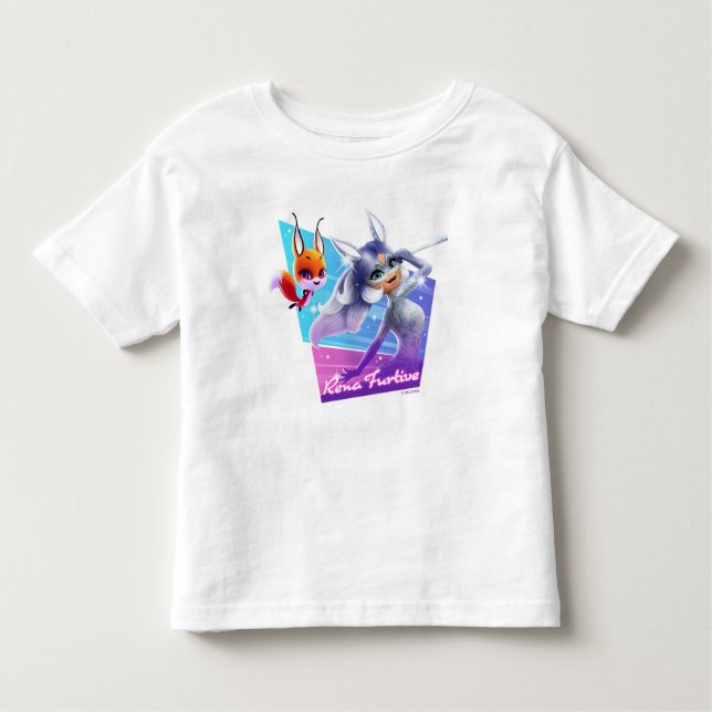 Rena Furtive Graphic Toddler T-Shirt (Front)
